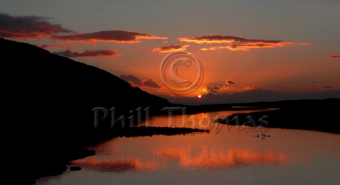 River Ogmore at Sunset on a Flooding tide
