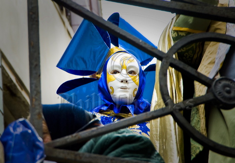 People in Costume for the Carnival of the Mask in Venice.