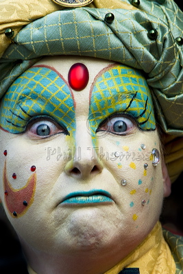 People in Costume for the Carnival of the Mask in Venice.