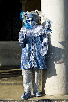 People in Costume for the Carnival of the Mask in Venice.